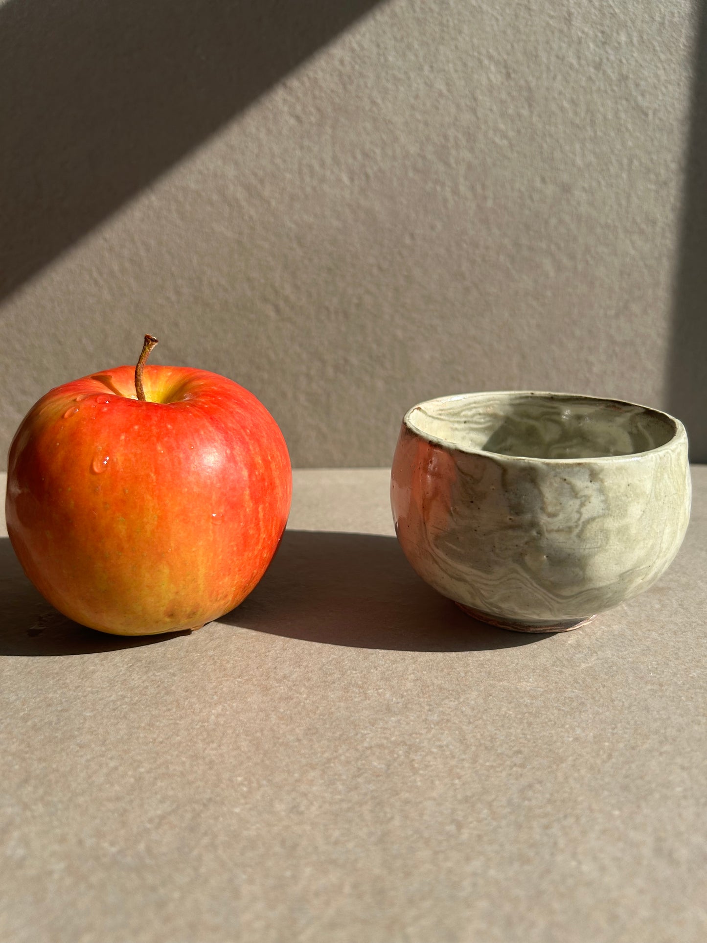 Marbled Ceramic Vessel Pair — One of a Kind Set