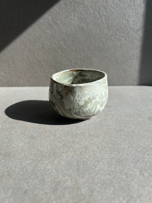 Marbled Ceramic Vessel Pair — One of a Kind Set