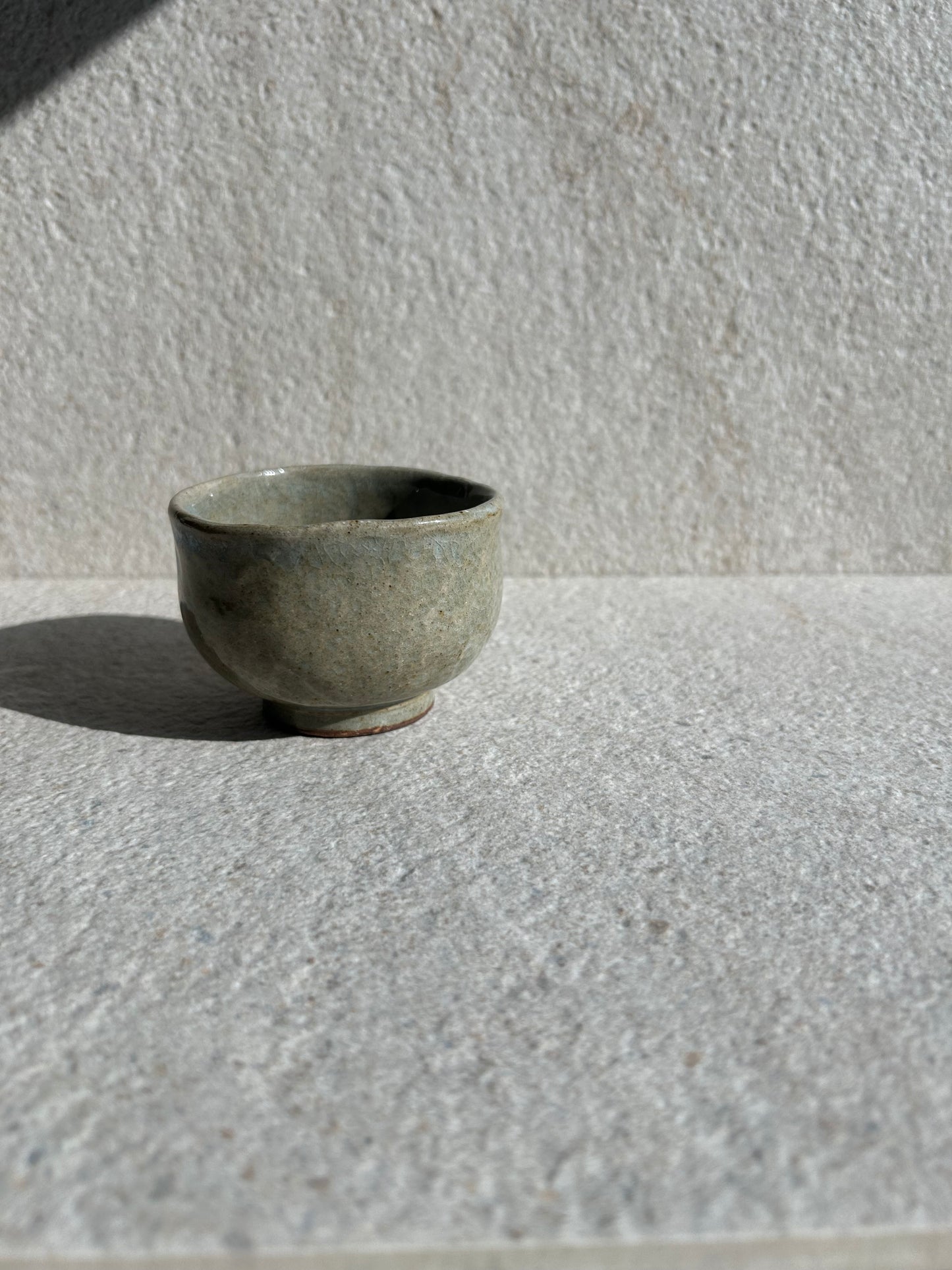 Deep Olive Ash-Glazed Ceramic Vessel — One-of-a-Kind Small Bowl & Art Piece